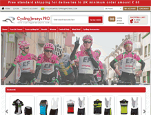 Tablet Screenshot of cyclingjerseyspro.com